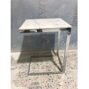 Table Basse Prag Chrome Marble Top