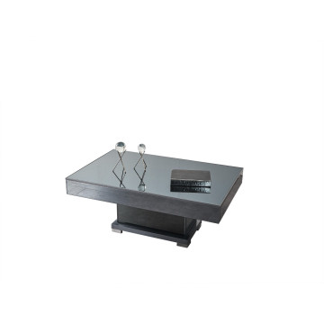Table Basse Queen Smoked Silver  Mirror