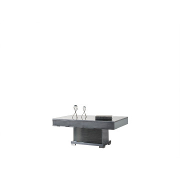 Table Basse Queen Smoked Silver  Mirror