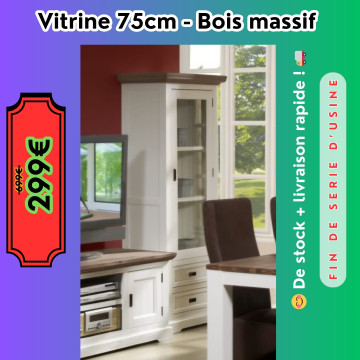 Vitrine en bois massif