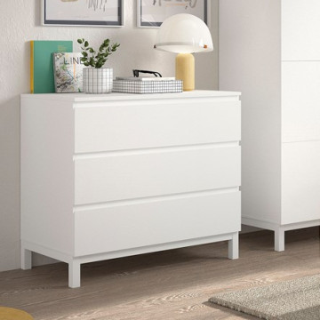 Eva commode 3 tiroirs