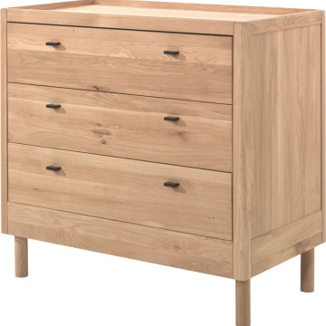 Forrest  OAK commode 3 tiroirs
