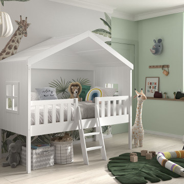 Housebed lit cabane avec échelle