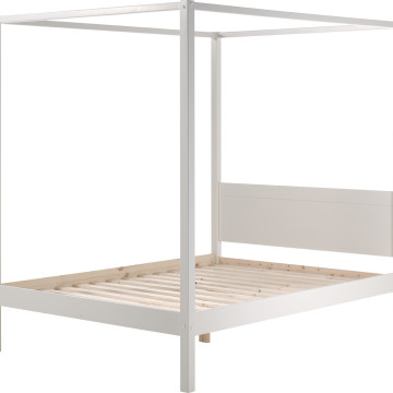Pino lit baldaquin