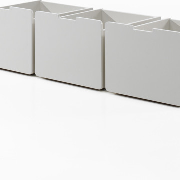 Pino ensemble 3 tiroirs pour lit mi-hauteur