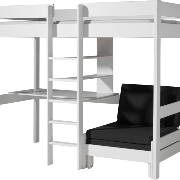 Pino lit mezzanine avec fauteuil