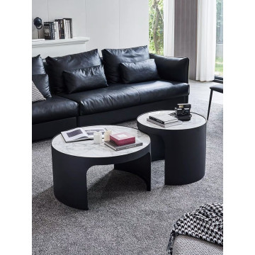 Table basse White Marble