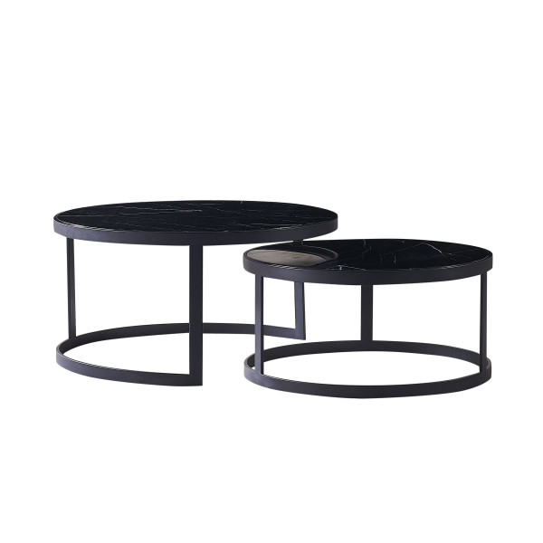 Table basse Black Black Marble Table basse Black Black Marble