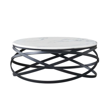 Table basse Black White Marble