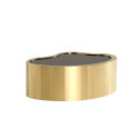 Table basse Gold Black Glass Top