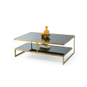 Table Basse Glassman Gold Mirror TOP
